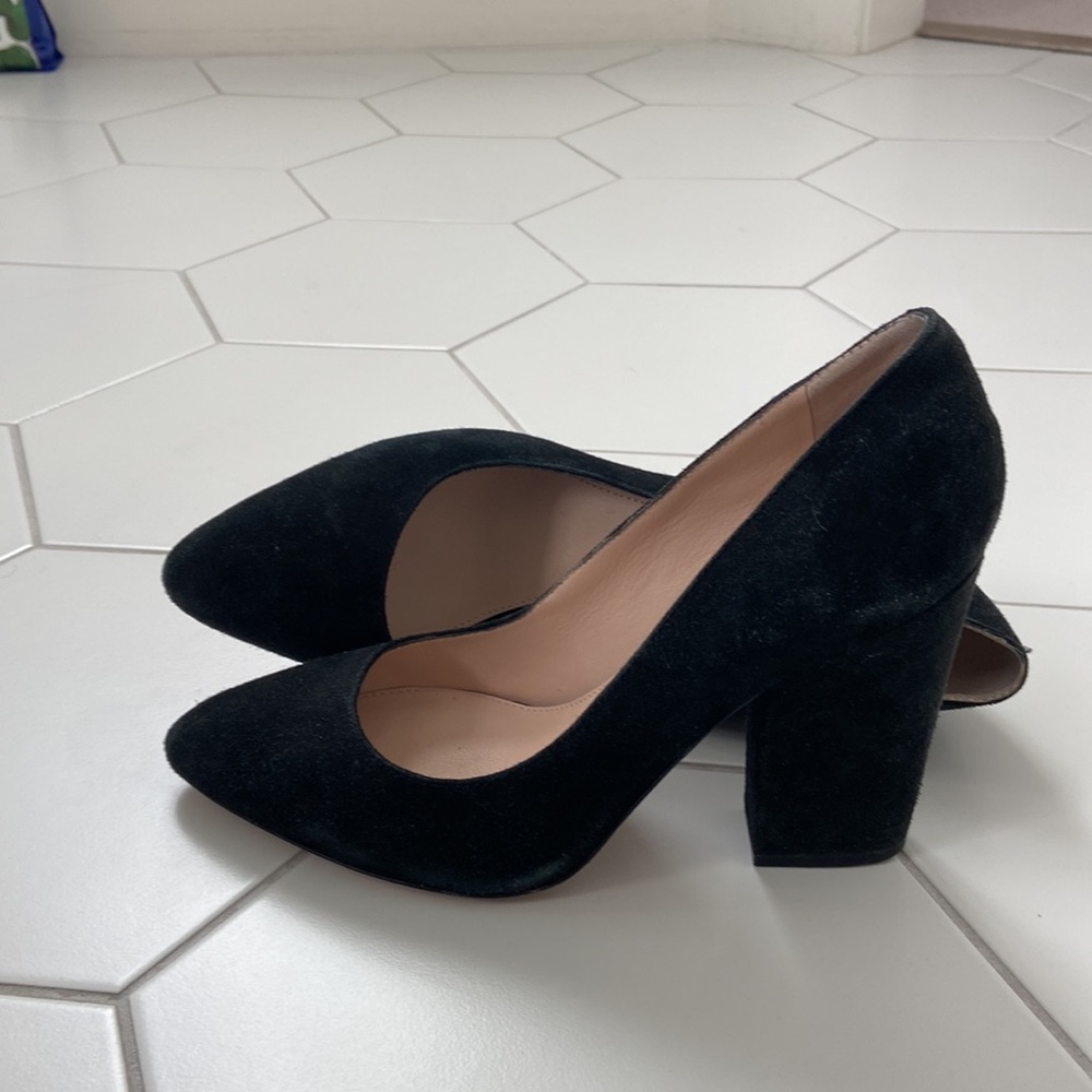 Marc Fisher Suede Block Heels, 9m - image 3
